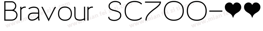 Bravour SC700字体转换